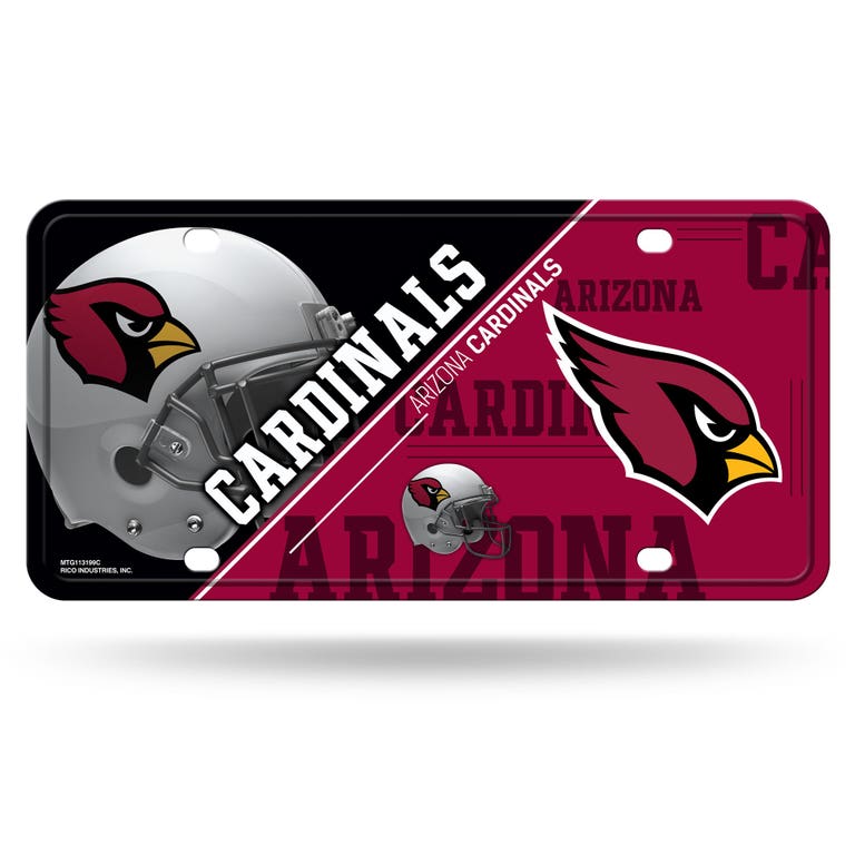 Arizona Cardinals Metal License Plate