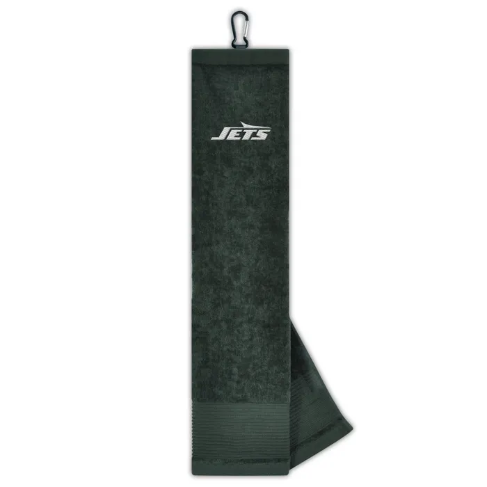 New York Jets Embroidered Golf Towel 16x22"