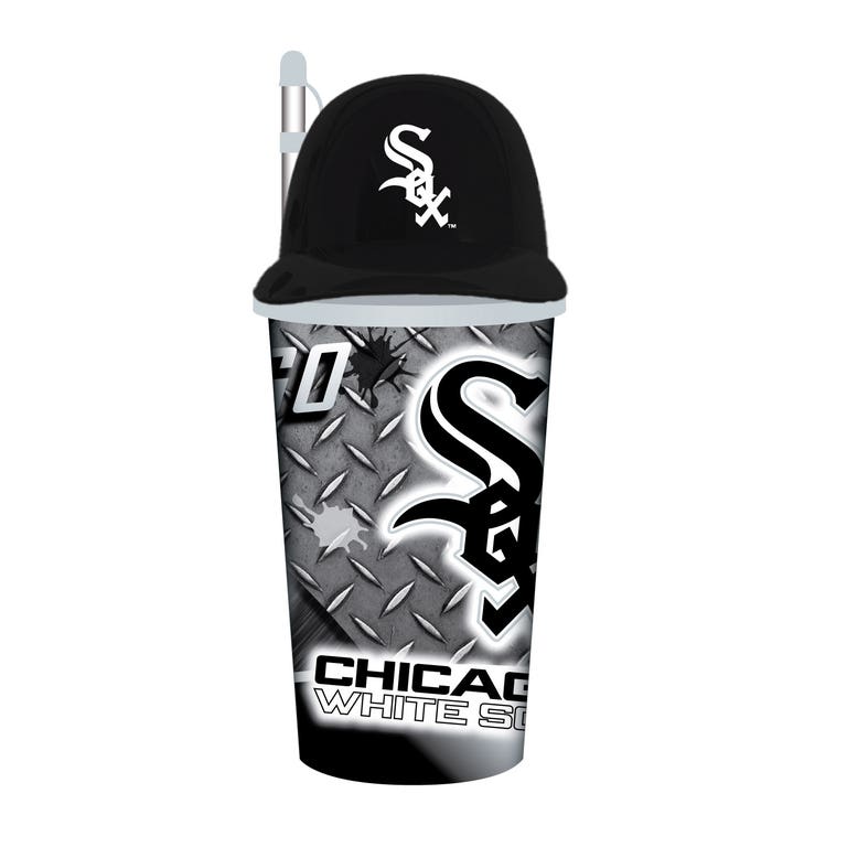 Chicago White Sox Helmet Cup with Straw 32oz