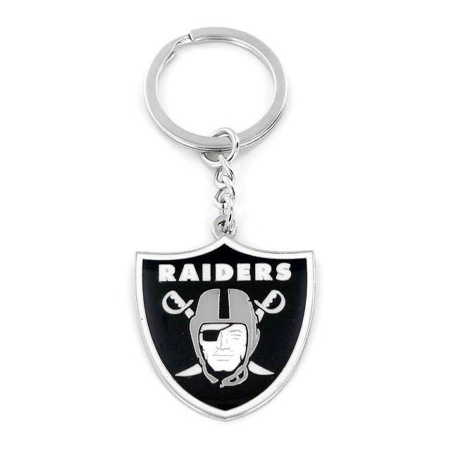 Las Vegas Raiders Metal Keychain