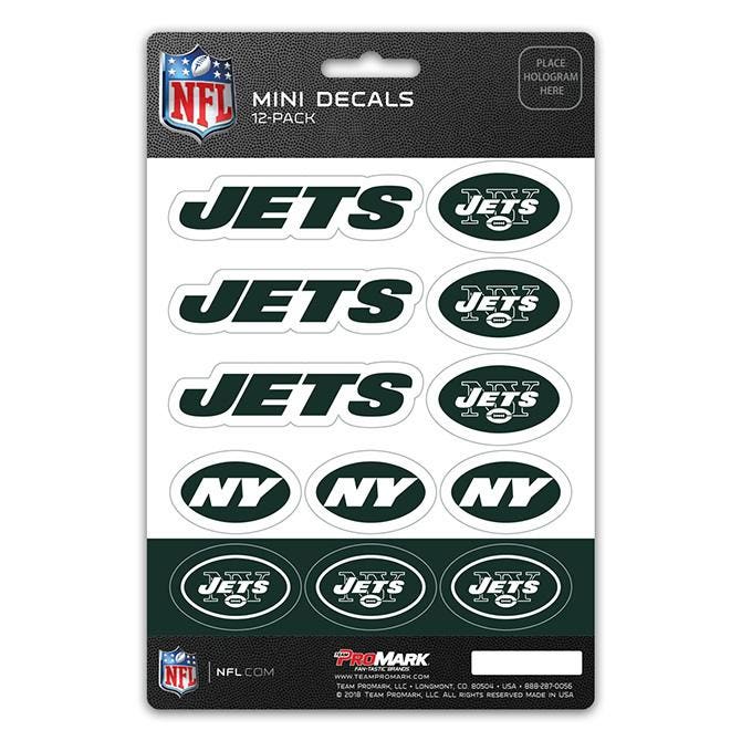 New York Jets Mini Decals 12pk Set