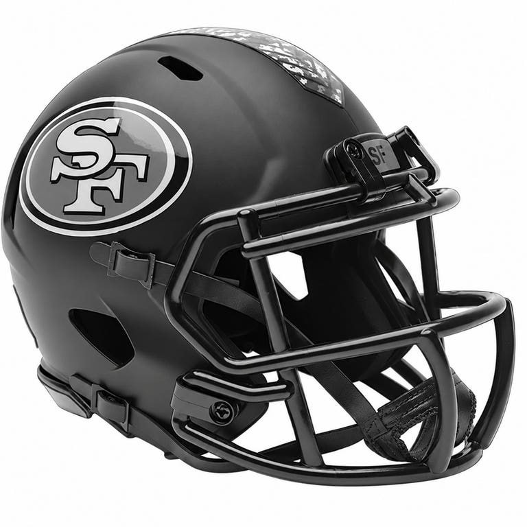 San Francisco 49ers 2026 Riddell Salute to Service Mini Helmet