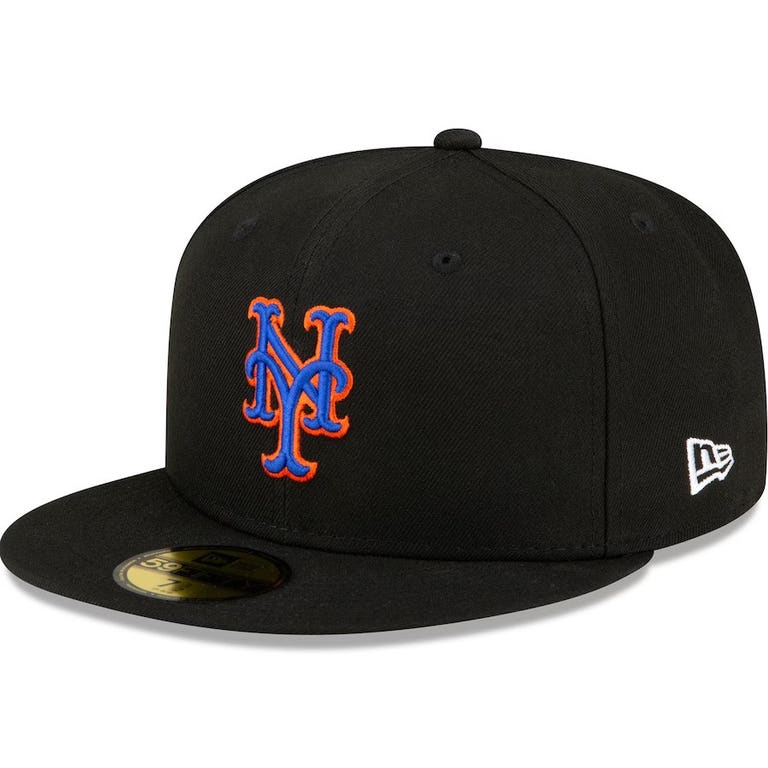 New York Mets Authentic New Era Black Alternate 59FIFTY On-Field Hat