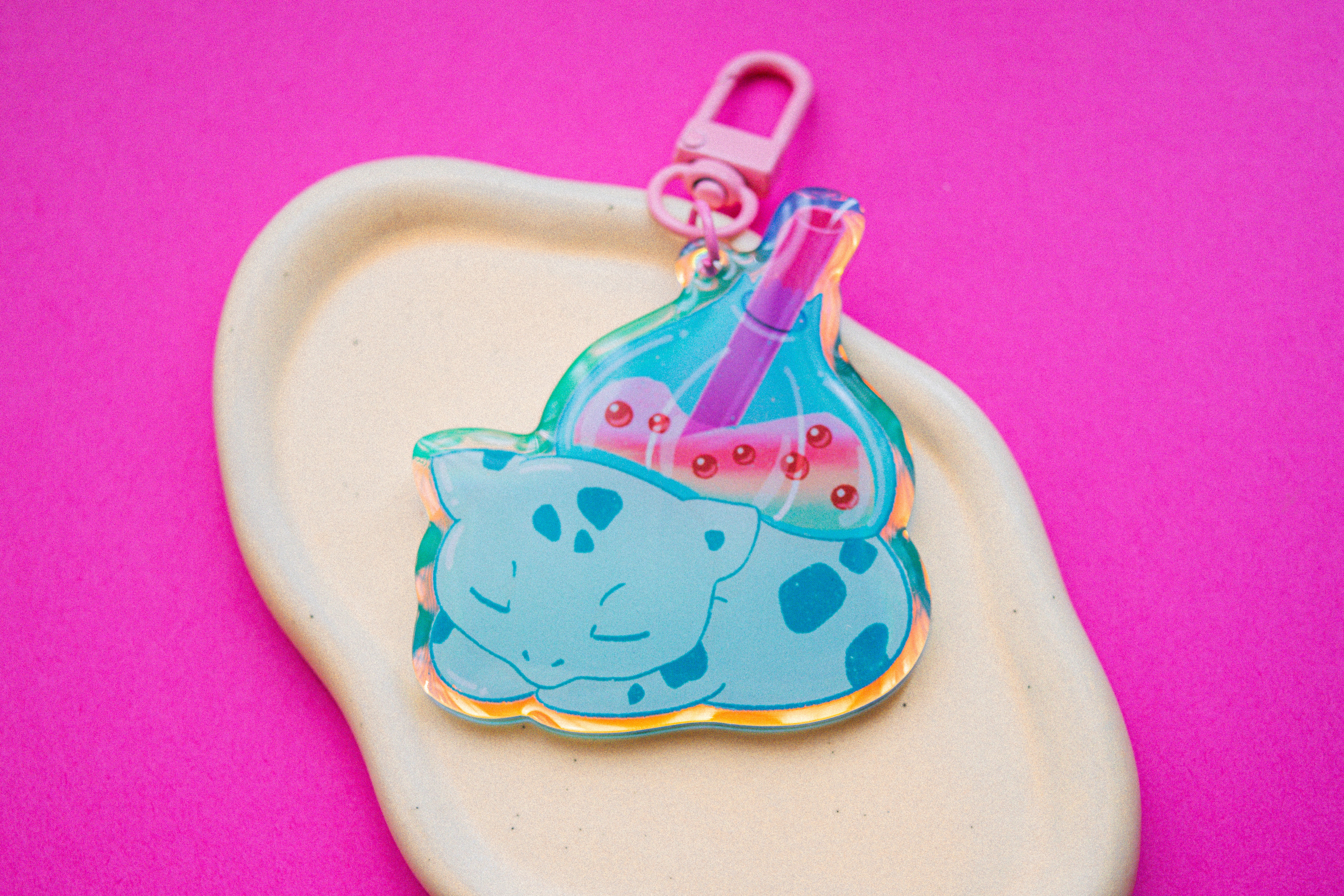 Bobasaur Keychain