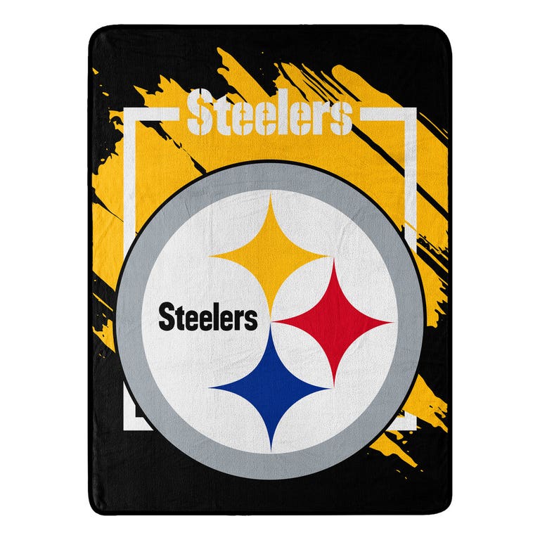 Pittsburgh Steelers Micro Raschel Dimensional Design Blanket