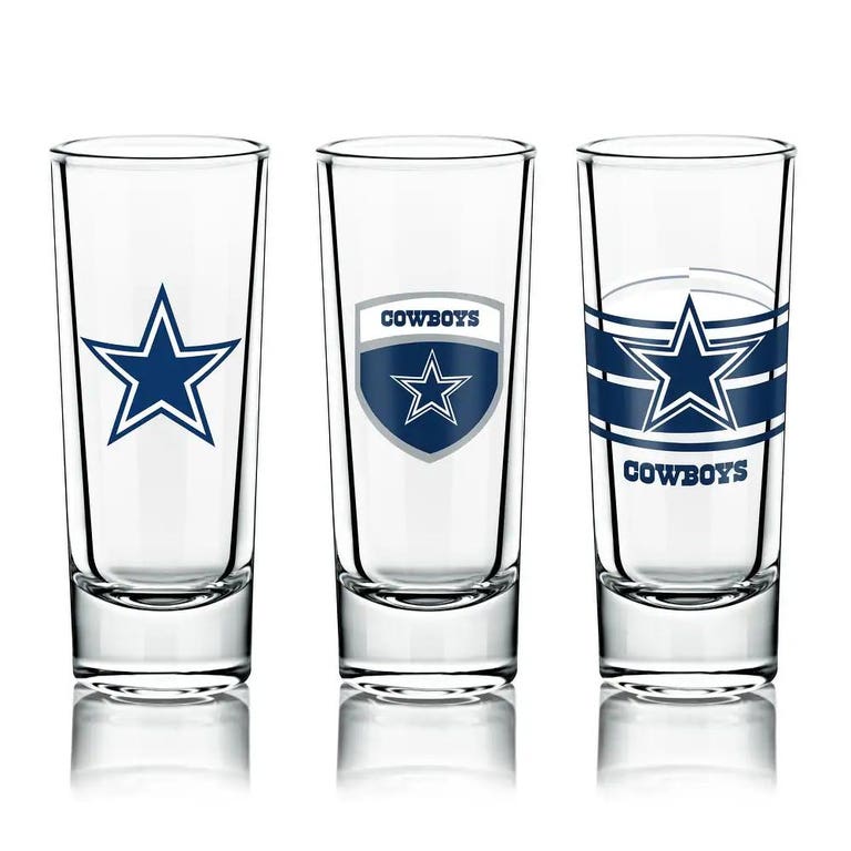Dallas Cowboys Tall Shot Glass