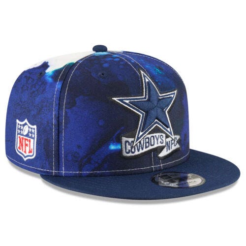 Dallas Cowboys 2022 Navy Blue New Era Ink Dye Snapback Hat