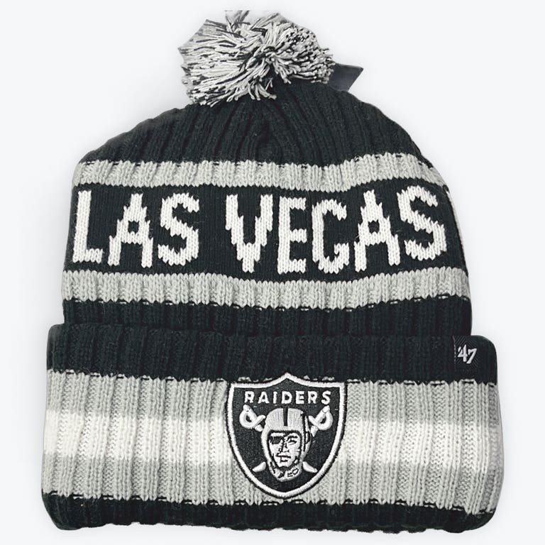Las Vegas Raiders '47Brand Pom Beanie
