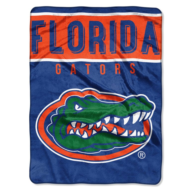 Florida Gators Raschel Basic Design Blanket 60x80"