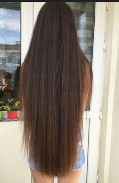 Women's Haircut top to buttocks