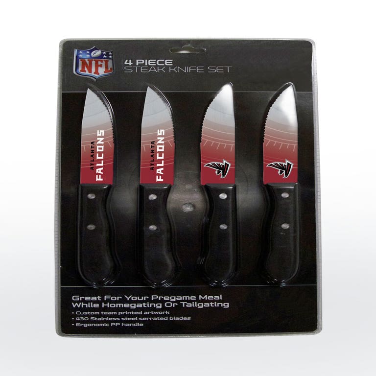 Atlanta Falcons Steak Knife 4 Pack Set