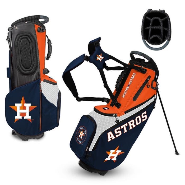 Houston Astros Hybrid Back Nine Carry Golf Bag
