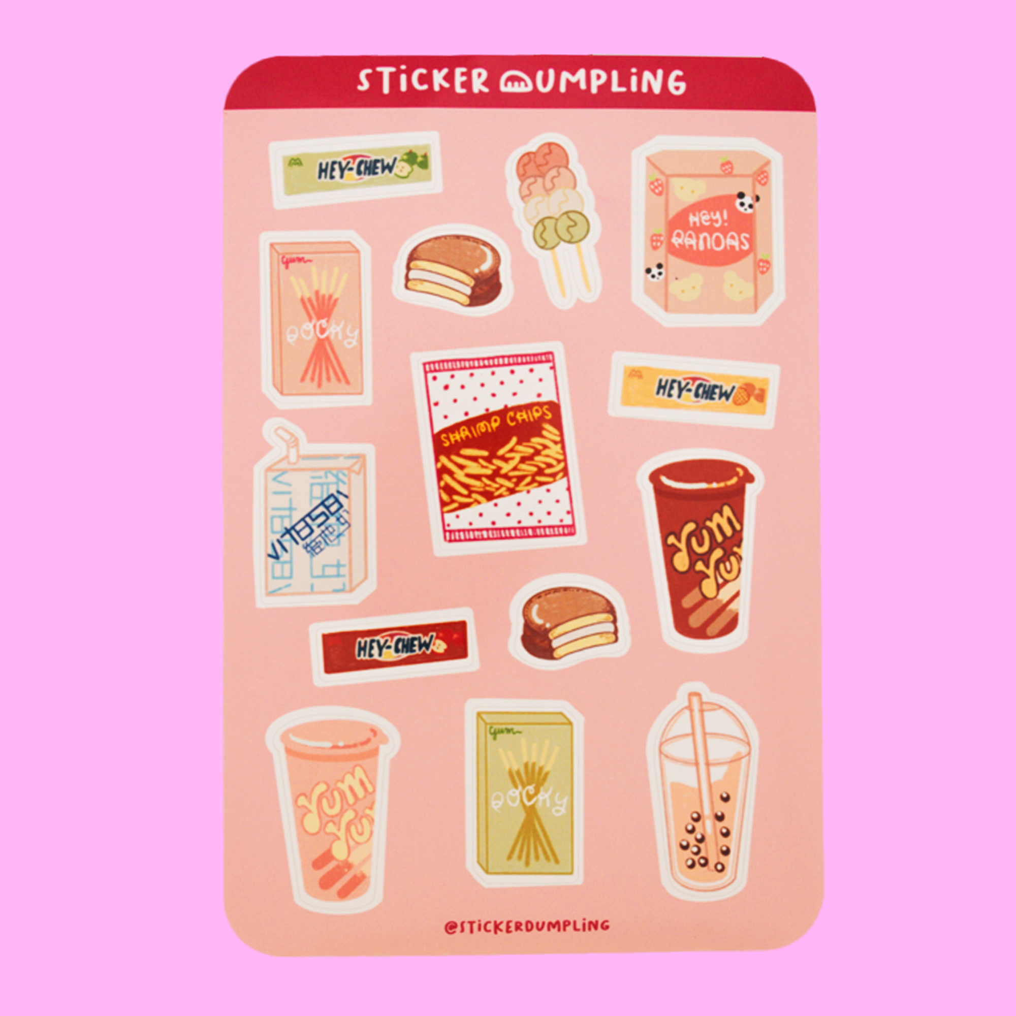 Asian Konbini Sticker Sheet