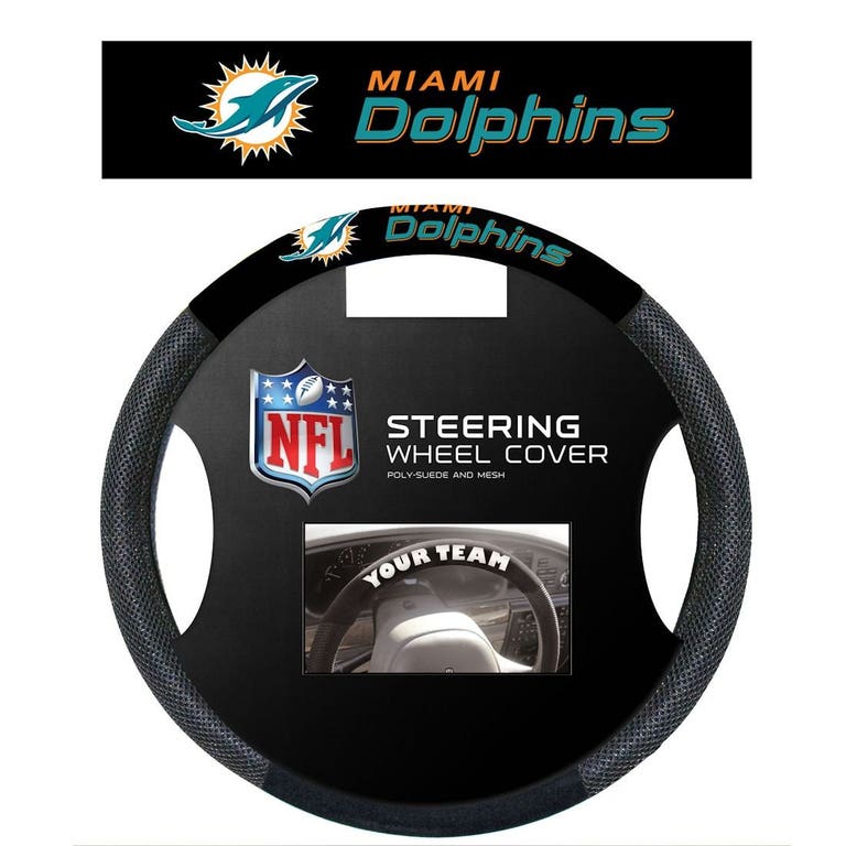 Miami Dolphins Mesh Steering Wheel Cover