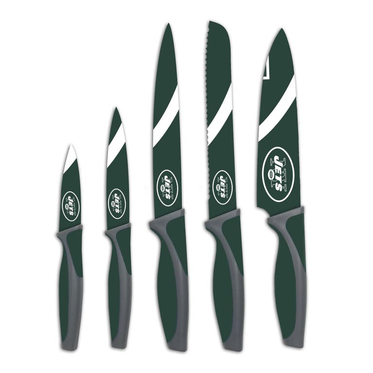 New York Jets Kitchen Knife Set - 5 Pack