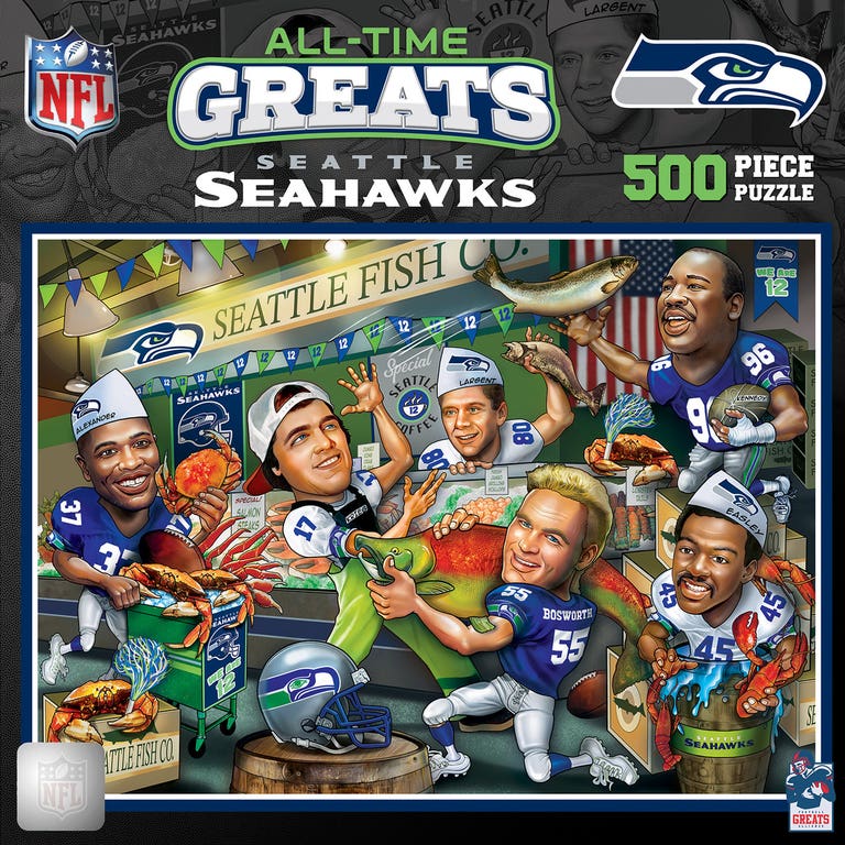 Seattle Seahawks All-Time Greats Puzzle 500ct