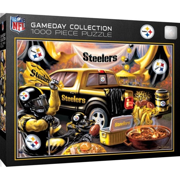 Pittsburgh Steelers 1000 Piece Gameday Design Puzzle