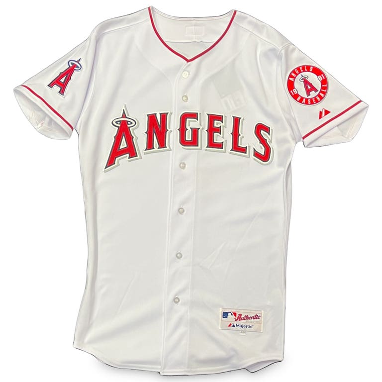 Los Angeles Angels Authentic Majestic Athletic Home Jersey