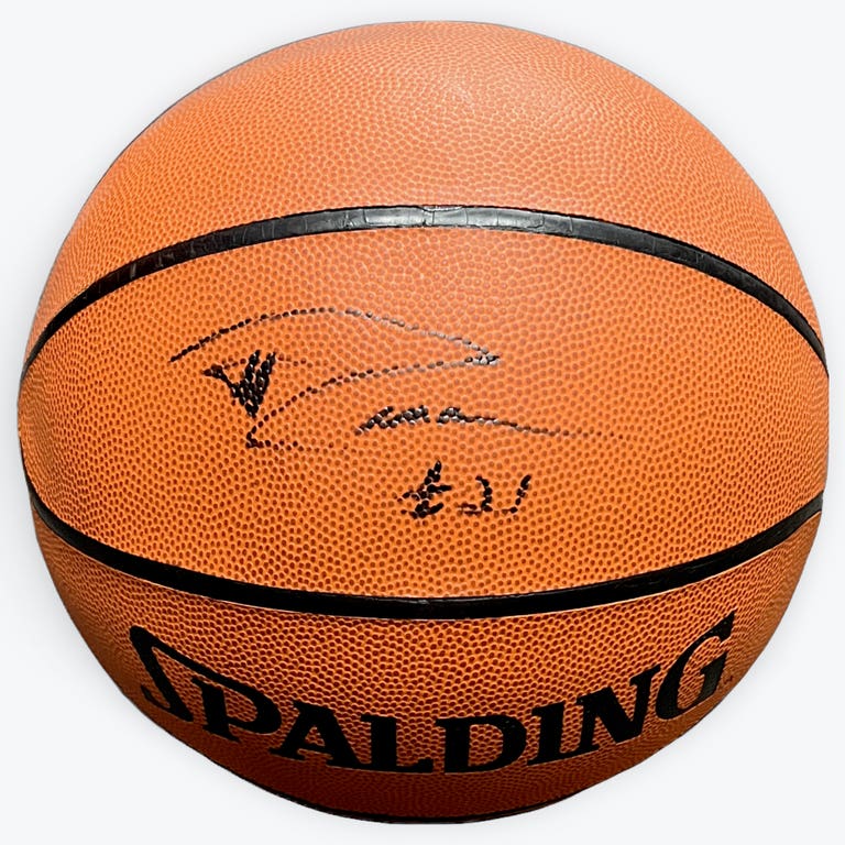 San Antonio Spurs Tim Duncan Autographed Basketball