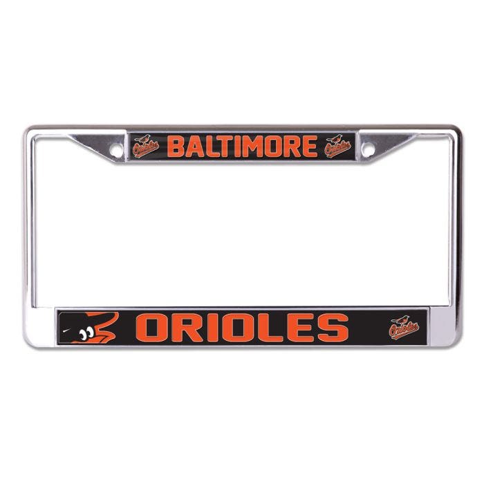 Baltimore Orioles Mega Chrome License Plate Frame