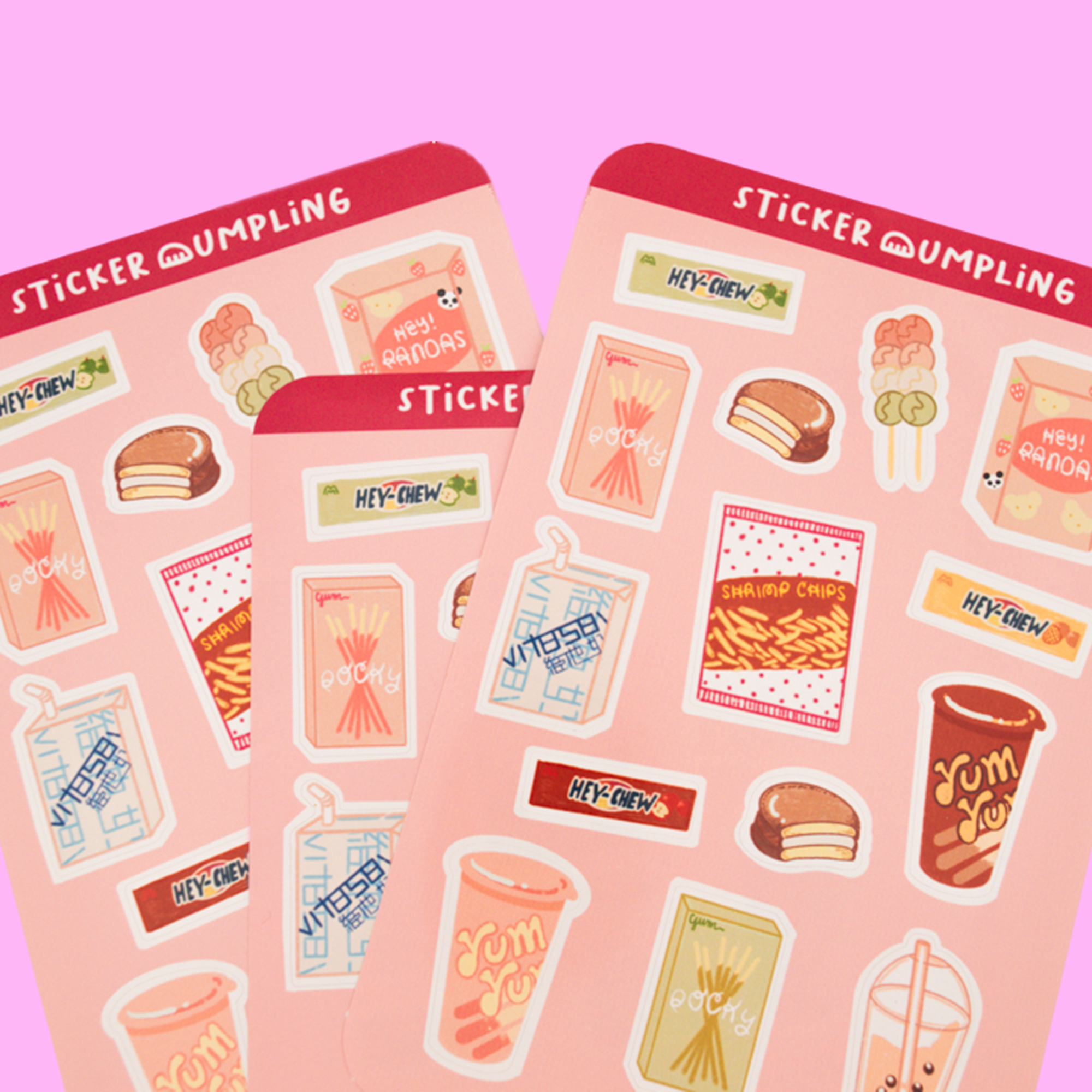 Asian Konbini Sticker Sheet