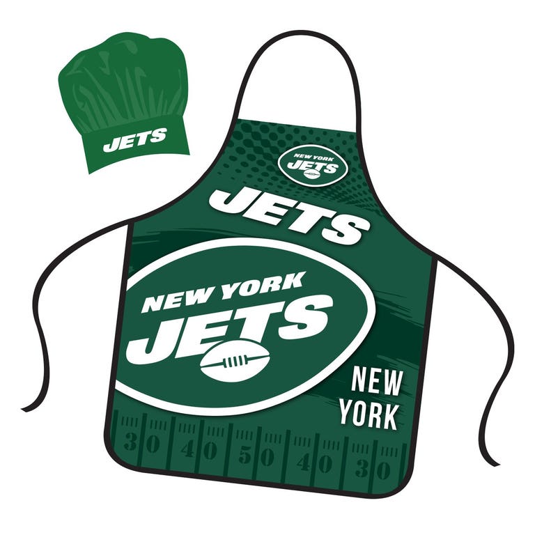 New York Jets Mojo Apron and Chef Hat Set