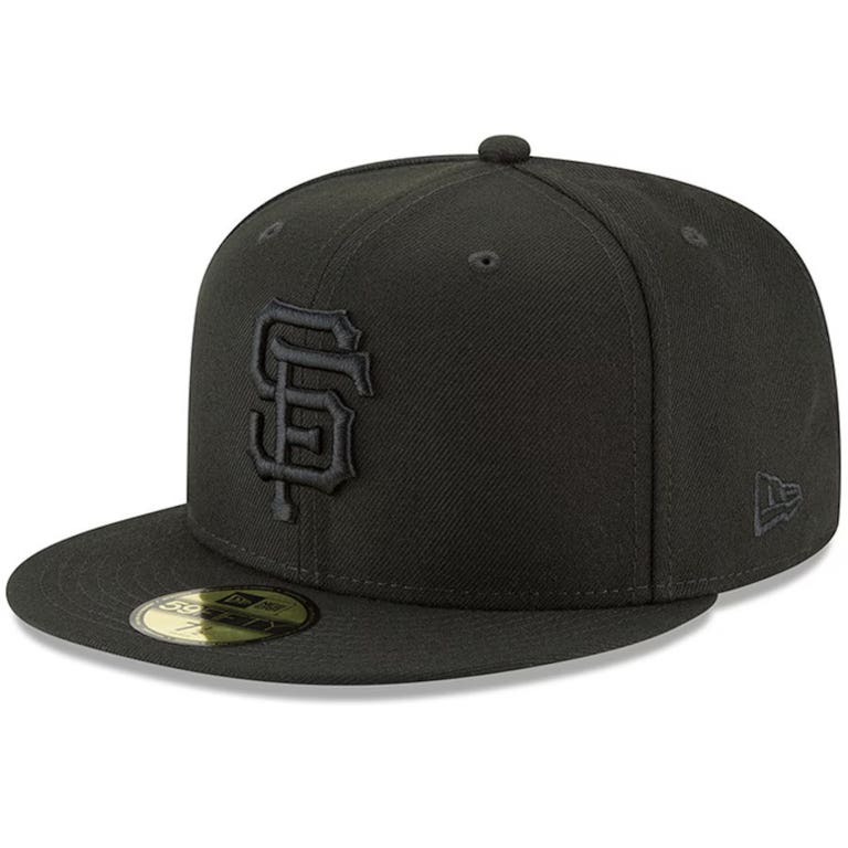 San Francisco Giants New Era 59FIFTY Blackout Hat