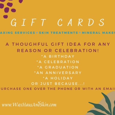 Gift Cards Available