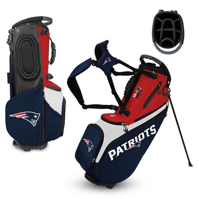 New England Patriots Hybrid Back Nine Carry Golf Bag