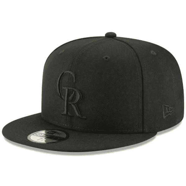 Colorado Rockies New Era 59FIFTY Blackout Hat