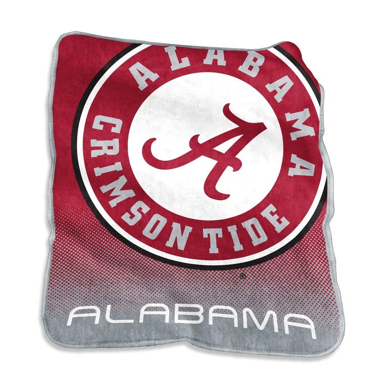 Alabama Crimson Tide Team Stripe Raschel Throw Blanket 50x60"