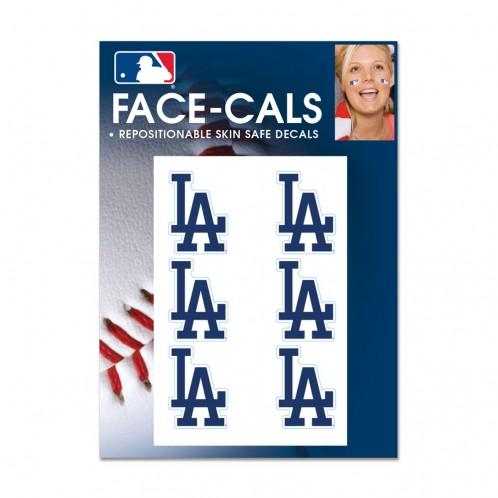 Los Angeles Dodgers Face Cals Tattoos