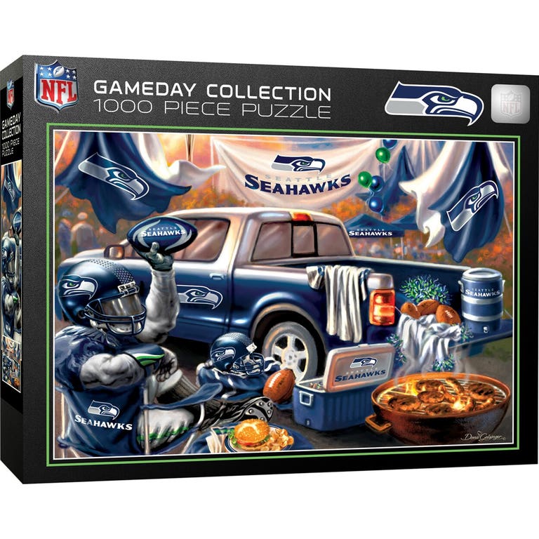 Seattle Seahawks 1000 Piece Gameday Design Puzzle