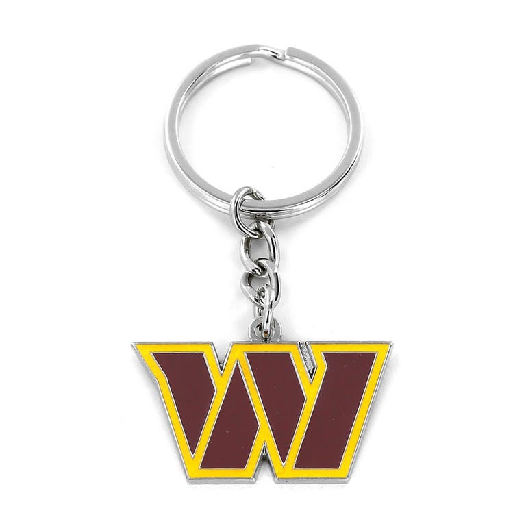 Washington Commanders Chrome Keychain