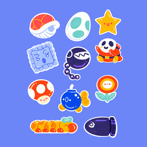 It's a Me, Mario Sticker Sheet