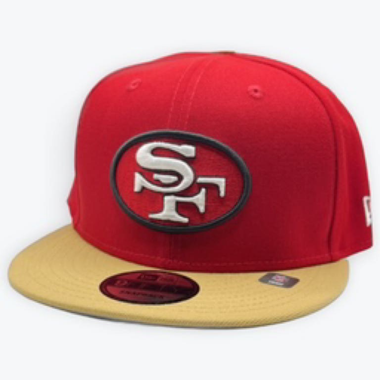 San Francisco 49ers New Era Retro Red and Gold Snapback Hat