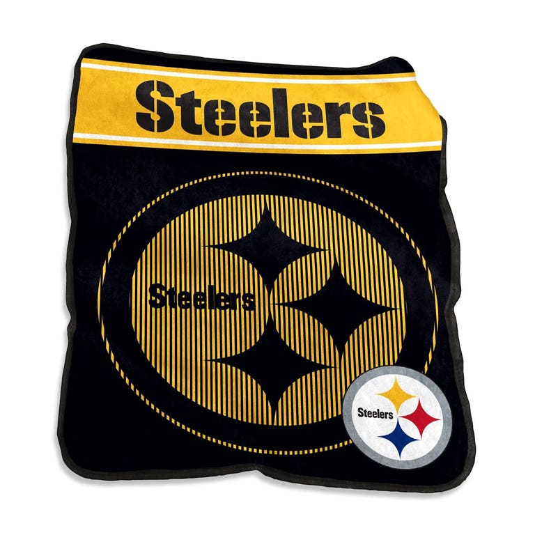 Pittsburgh Steelers Field Day Raschel Throw Blanket 60x80"⁠