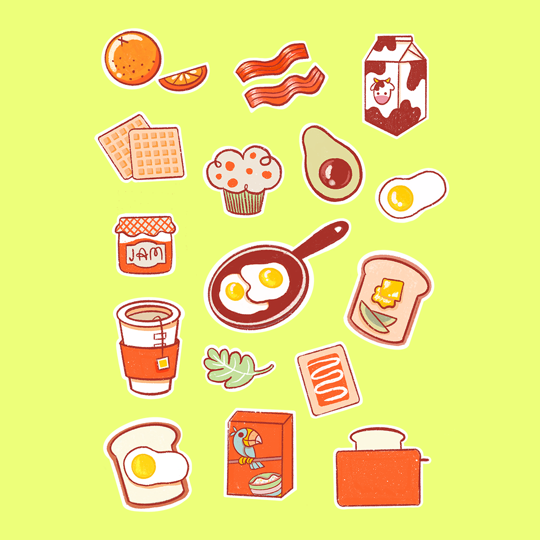 Breakfast Club Sticker Sheet