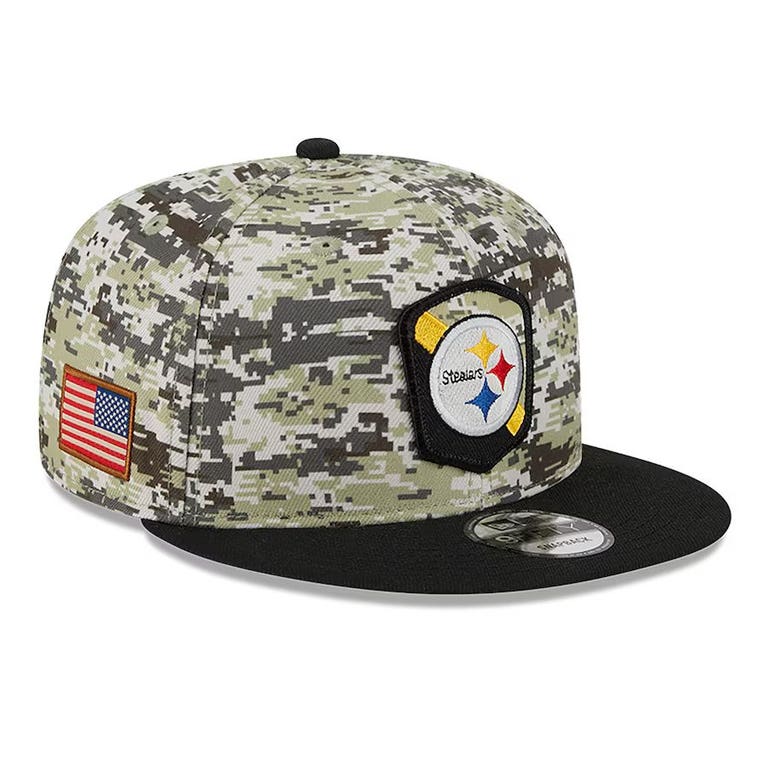 Pittsburgh Steelers 2023 New Era Salute to Service Snapback Hat
