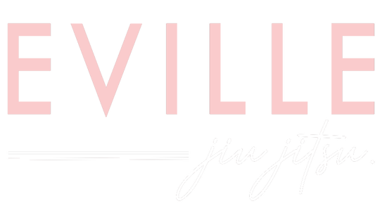 Eville Jiu Jitsu Double Line Pink White