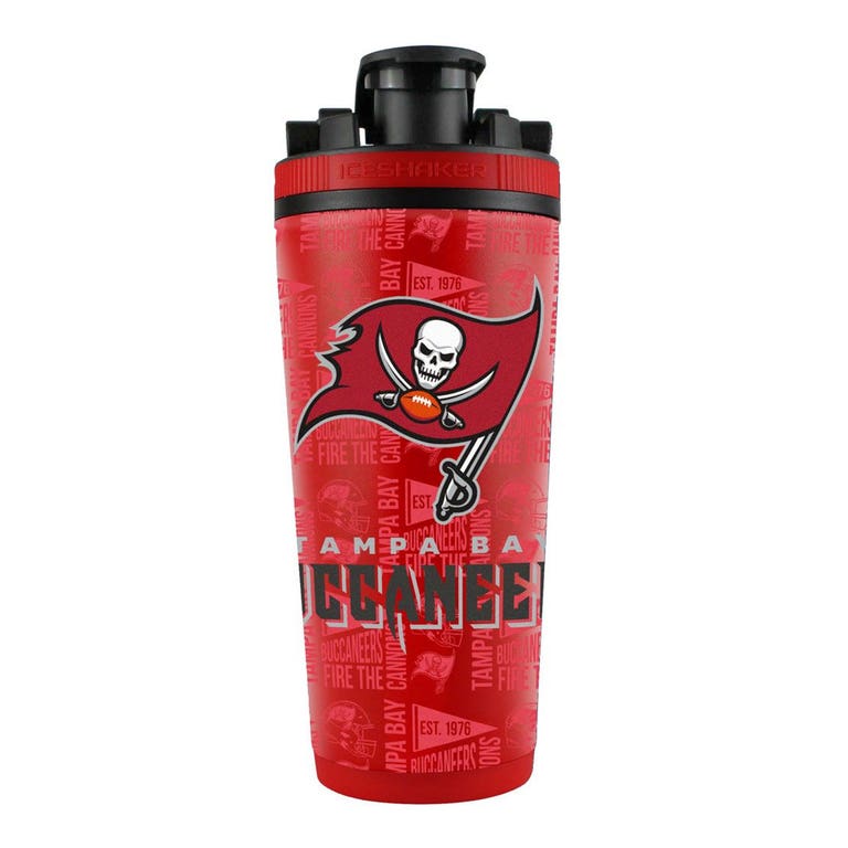 Tampa Bay Buccaneers 4D Stainless Steel Ice Shaker 26oz