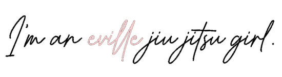 Im An Eville Jiu Jitsu Girl Black Pink