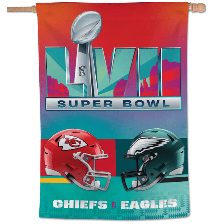 Kansas City Chiefs Vs Philadelphia Eagles Super Bowl LVII House Flag