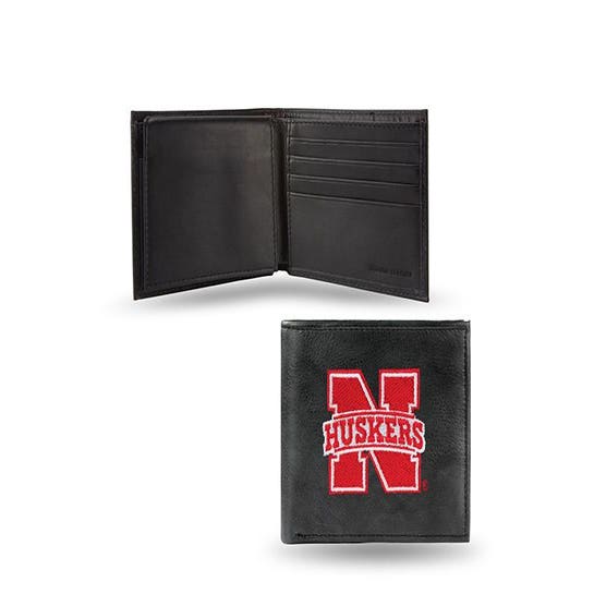 Nebraska Huskers Embroidered Billfold Wallet - Script  Logo