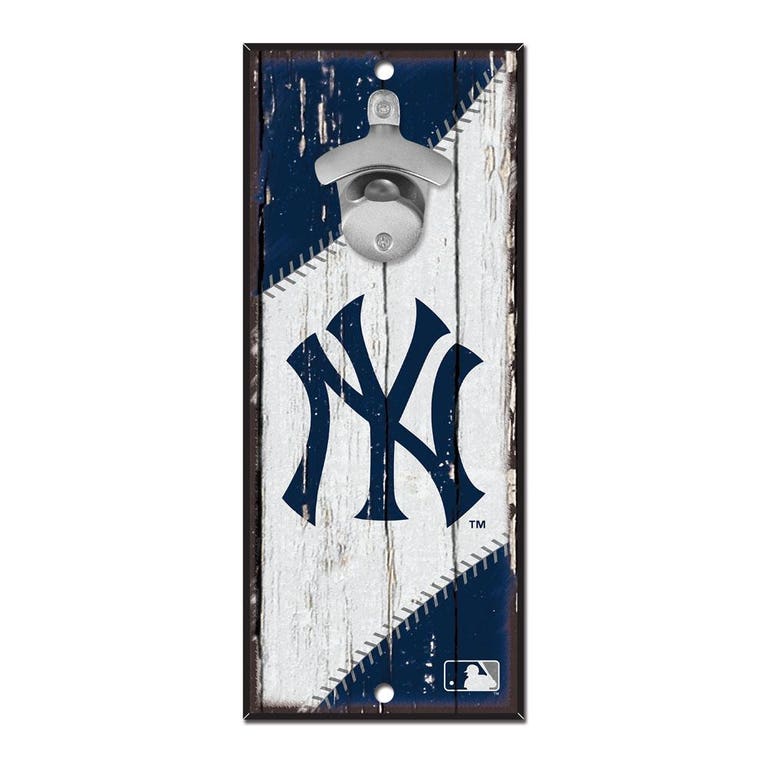 New York Yankees Wood Bottle Opener 5x11"