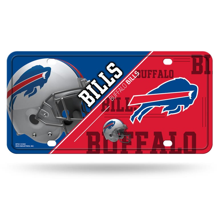 Buffalo Bills Metal License Plate