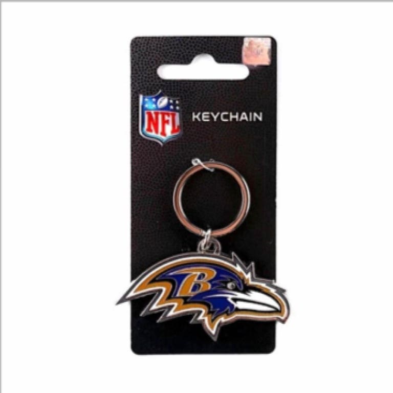Baltimore Ravens Large Premium Keychain