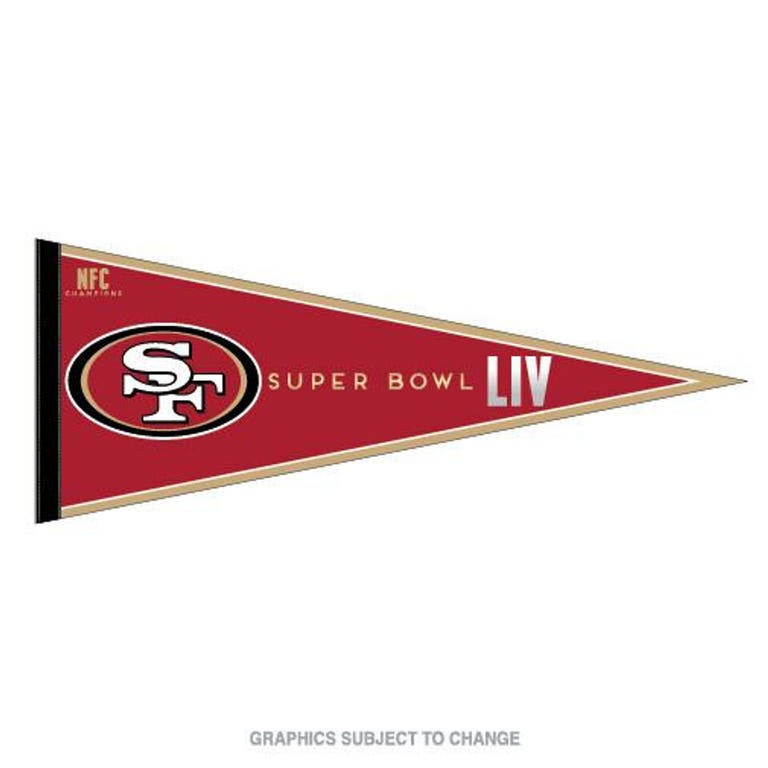 San Francisco 49ers Super Bowl LIV Pennant