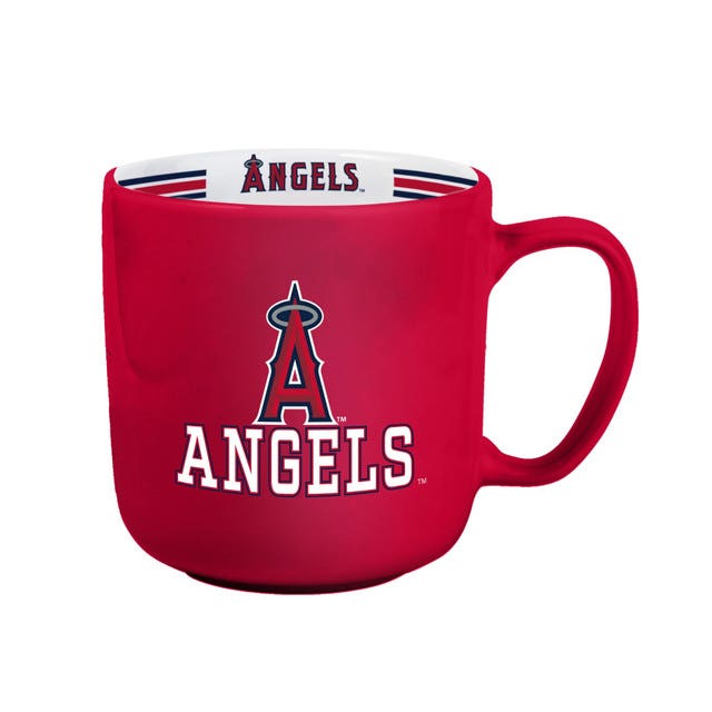 Los Angeles Angels Team Stripe Design Coffee Mug 15oz