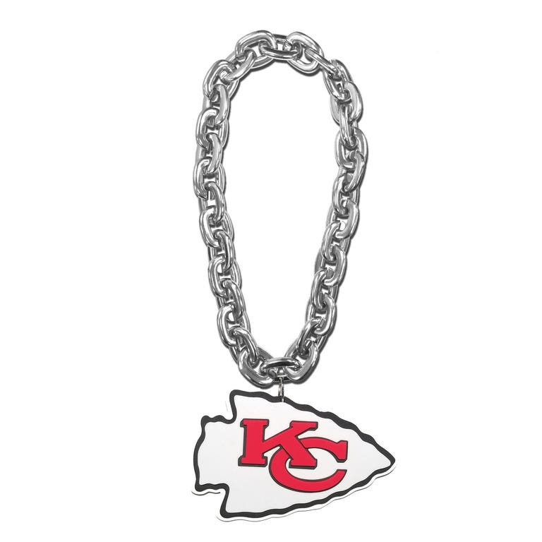 Kansas City Chiefs Silver Fan Chain